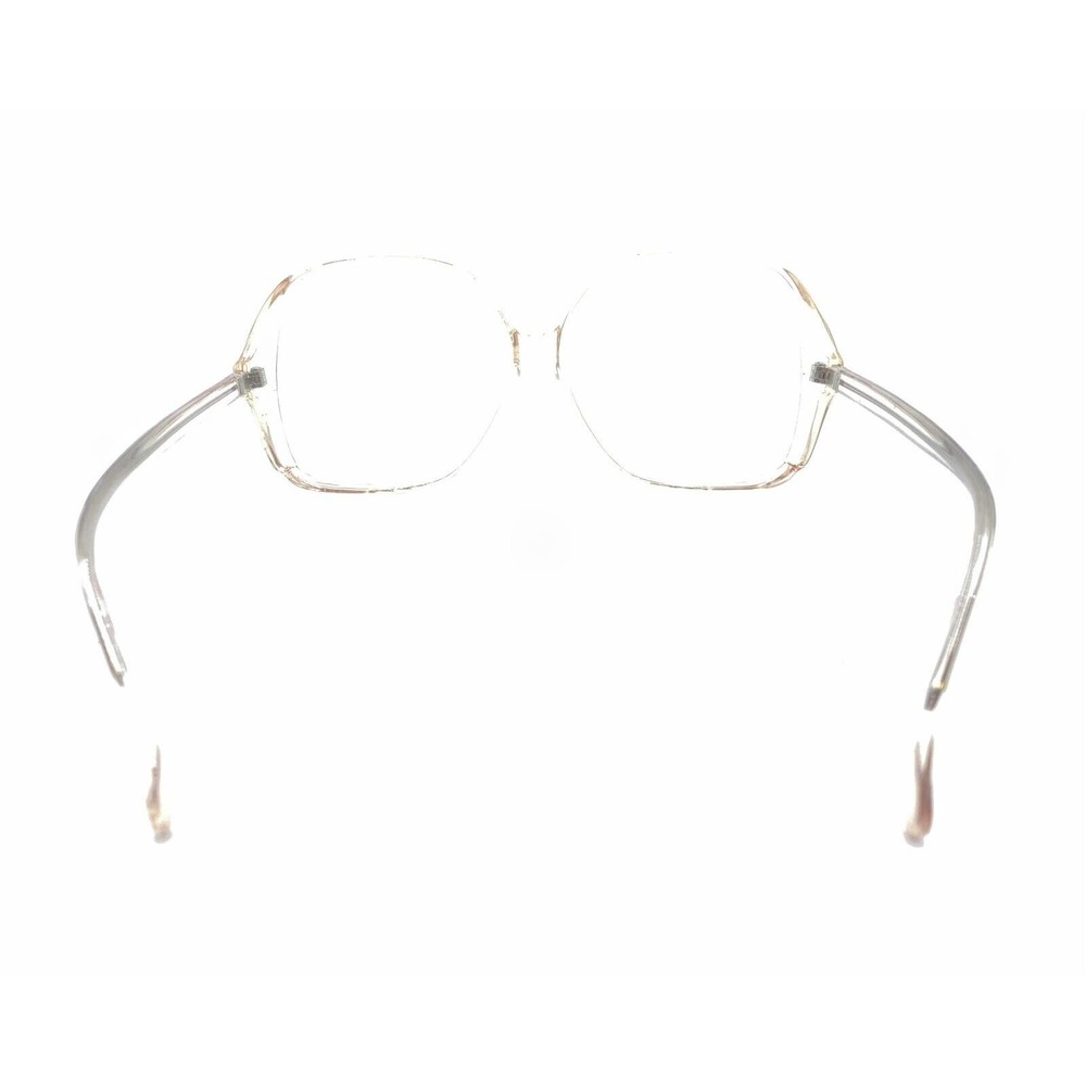 Vintage Translucent Light Brown Square Oversize E… - image 5